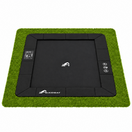 Akrobat Trampoline Orbit Flat To The Ground 305x183 cm Special Edition Zwart