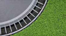 Springmat grijs Akrobat Trampoline met veren Primus Flat To The Ground
