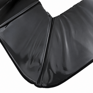 Akrobat Trampoline Primus Flat To The Ground 335x244 cm Zwart/Zwart incl. half veiligheidsnet