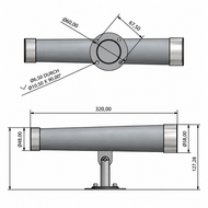 Telescoop Openbaar RVS 60mm