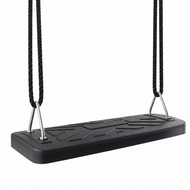 Schommelzitje Rubber Premium extra breed Zwart 