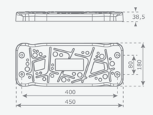 Technische tekening Los Schommelzitje Rubber Curve 