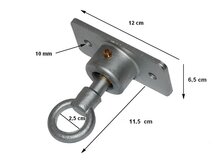 Schommelhaak Type-K afmetingen