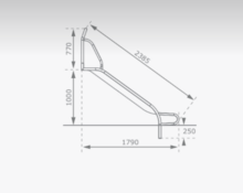 Technische tekening extra breed