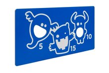 Speelpaneel scorebord blauw 