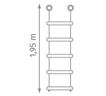 Touwladder *PH** touw 5 sporten 1,95m