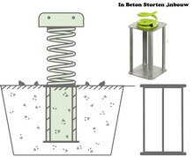 veertoestel montage beton