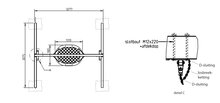 Tekening details Houten Nestschommel Professioneel