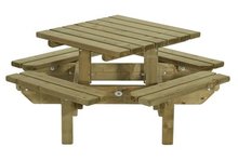 picknicktafel vierkant vierkante kopen 125x125cm buiten kindertafel