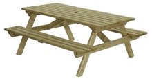 picknicktafel rechthoek rechthoekig kopen 180x160cm