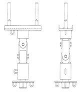 Groep Schommelhaak RVS Openbaar tekening