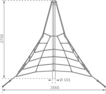 Net Piramide Afmetingen