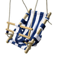 Babyzitje Beach Blauw/Wit