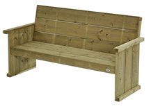 3-zitsbank lisse 170cm buiten te koop 170 cm hout 35mm bank