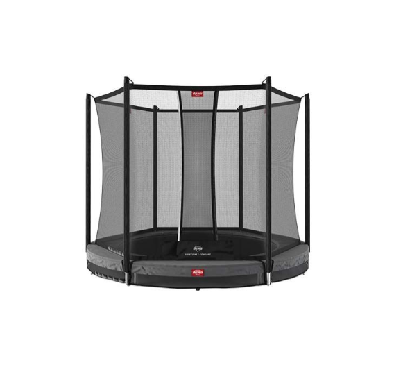 Berg Favorit Inground Ø200 Combi Trampoline met Safetynet Comfort Grijs - De Bruine Speeltoestellen